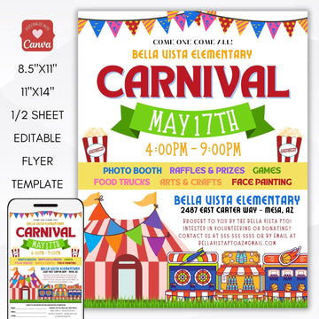 carnival poster template
